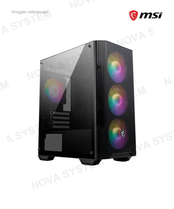 MSI CASE MSI MAG FORGE M100A D60 C/600W 80 PLUS USB 3.2 GEN 1 TYPE-A AUTO-RGB SHOWROOM ACRYLIC PANEL MICRO ATX TOWER