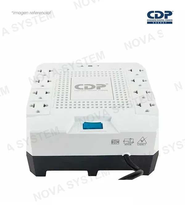 CDP ESTABILIZADOR CDP R-AVR1808I 1800VA/1000W 8 SALIDAS WHITE