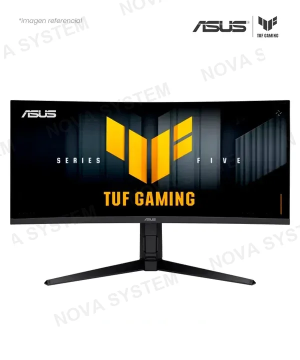 ASUS MONITOR 34 FAST VA ASUS TUF GAMING VG34WQL5A 4K WQHD 400HZ 0.5MS VESA CURVED 1500R AMD FREESYNC SPEAKER 2W*2 HDMI DP USB