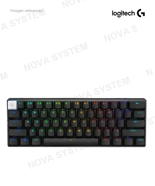 Logitech TECLADO LOGITECH PRO X 60 LIGHTSPEED BLACK BLUETOOTH WIRELESS 920-011902
