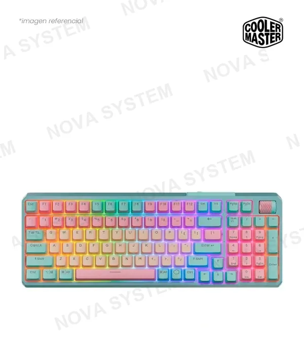 Cooler Master TECLADO COOLER MASTER MK770 MACARON HYBRID WIRELESS KAIL BOX V2 WHITE SWITCH WIRED 2.4GHZ BLUETOOTH MK-770-MCKW1-US