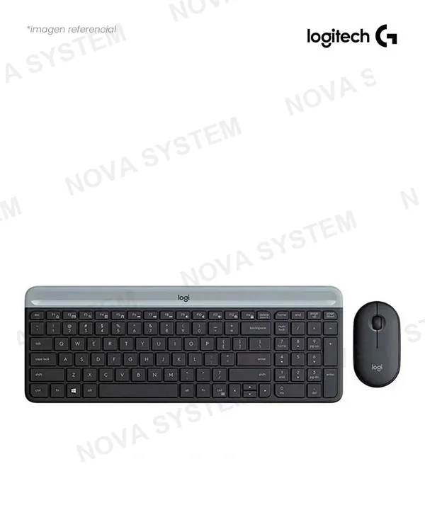 Logitech TECLADO Y MOUSE LOGITECH MK470 WIRELESS SLIM USB BLACK 920-009266