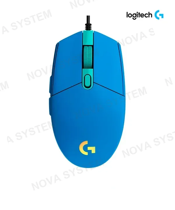 Logitech MOUSE LOGITECH G203 LIGHTSYNC 8000 DPI RGB BLUE OPTICAL GAMING USB 910-005792
