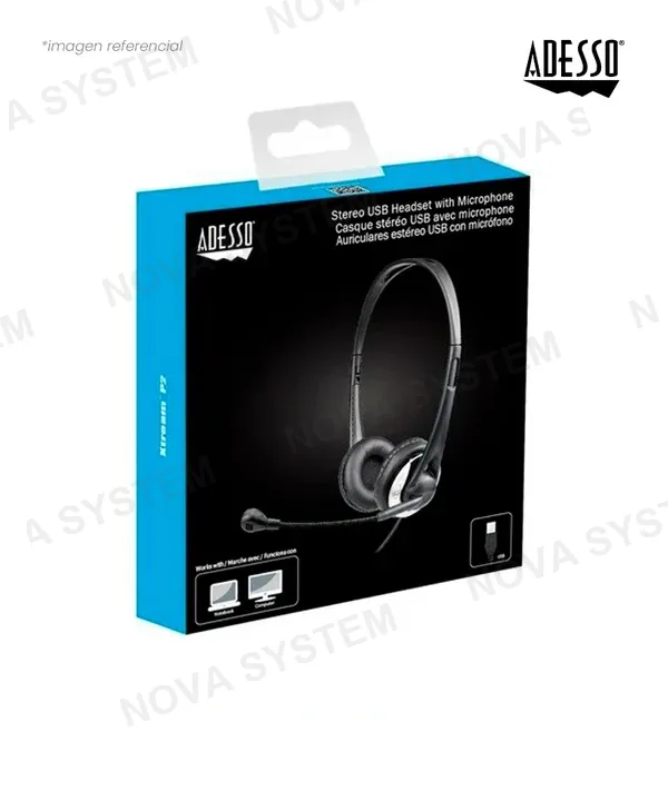 AMD HEADSET ADESSO XTREAM P2 USB ESTEREO 783750010979