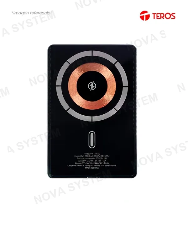 Teros POWERBANK TEROS TE-7055D 5000MAH ULTRA SLIM 7.1MM USB-C