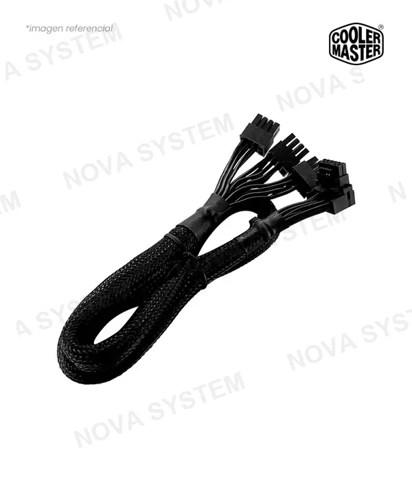 Cooler Master ADAPTADOR COOLER MASTER 90 GRADOS 3*8 PIN PCI-E A 12VHPW TIPO 2 CMA-NFPC16XXBK2-GL