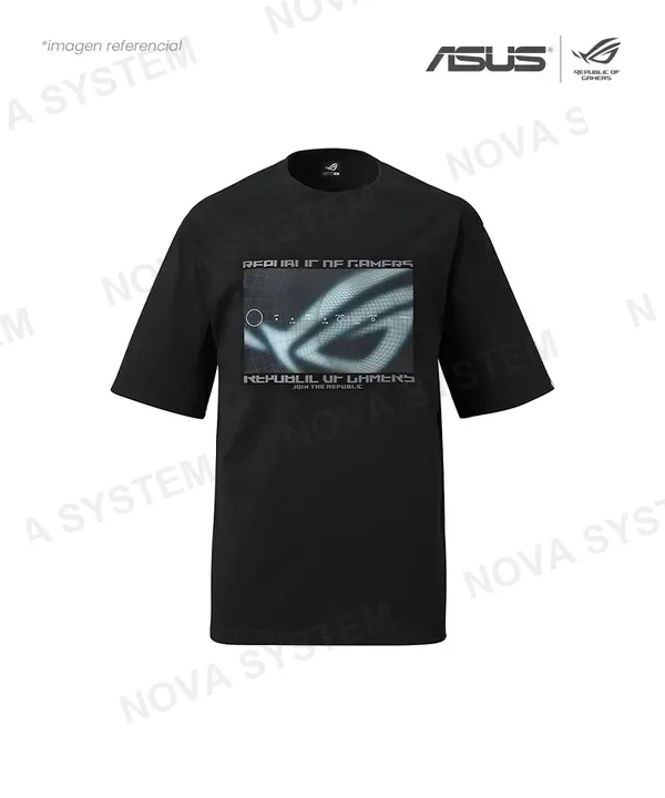 ASUS POLO ASUS MANGA CORTA NEGRO PARA HOMBRE 100 % ALGODÓN B0CGLFC45WB