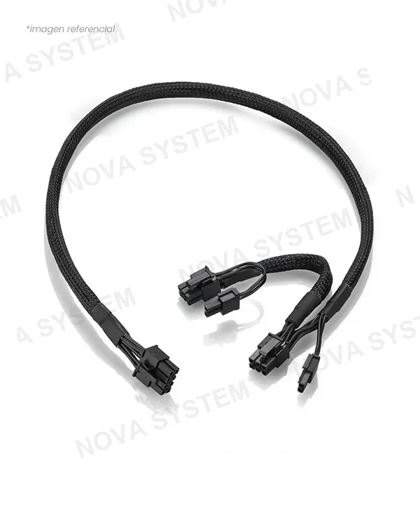 Owltree CABLE OWLTREE BRAIDED ATX PSU 8 PIN MALE TO DUAL 8 PIN 6+2 PIN PCIE FOR CORSAIR MODULAR POWER SUPPLY B099W6CS3C