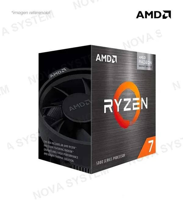 AMD CPU AMD RYZEN 7 5700G 8 CORE / 16 SUB 3.8GHZ 20MB TURBO CORE 4.6GHZ 65W AM4 GPU RADEON GRAPHICS 8N