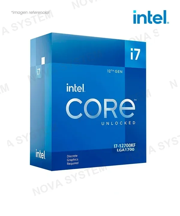INTEL CPU INTEL I7-12700KF 12N / 20TH 25MB 3.60GHZ LGA 1700 TURBO CORE 5.00GHZ