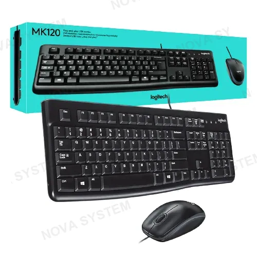 LOGITECH TECLADO + MOUSE , LOGITECH, MK120, ULTRA DURABLE