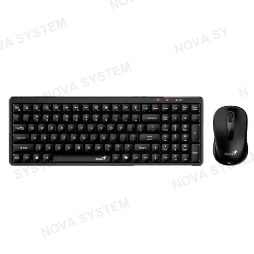 Genius TECLADO GENIUS + MOUSE WIRELESS LUXEMATE Q8100 AI COPILOT COMPAC