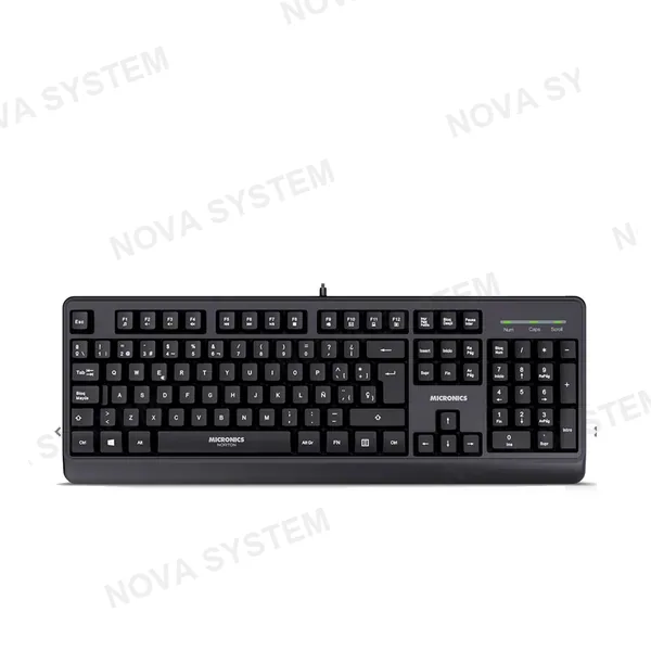 KIT, TECLADO + MOUSE NORTON BLACK MIC T100