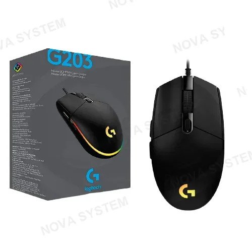 LOGITECH MOUSE GAMING LOGITECH-G G203 LIGHTYNC 8000 DPI