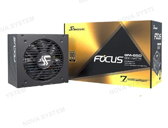 FUENTE DE PODER, SEASONIC, FOCUS 850W GOLD MODULAR