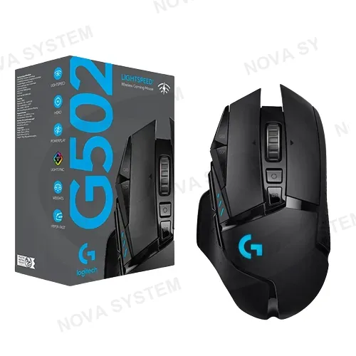 LOGITECH MOUSE GAMER, LOGITECH-G, G502 LIGHTSPEED WIRELESS BLACK