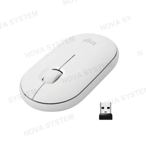 LOGITECH MOUSE, LOGITECH, M350 PEBBLE SILENT/BLUETOOTH WHITE