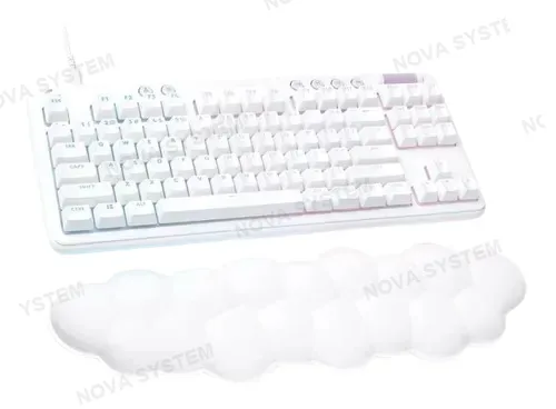 LOGITECH TECLADO, LOGITECH-G, G713 TKL MECHANICAL LINEAR RGB REST WHITE