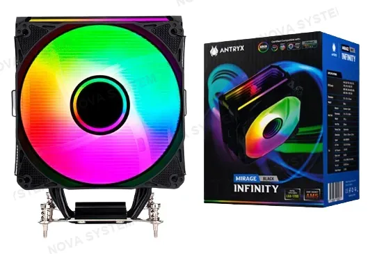 ANTRYX COOLER PROCESADOR, ANTRYX, MIRAGE INFINITY BLACK ARGB