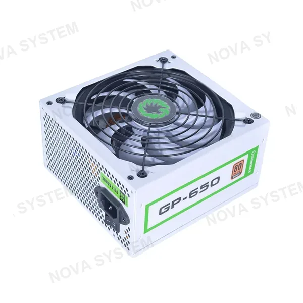 FUENTE DE PODER, GAMEMAX, 650W 80+BRONZE COLOR BLANCO GP-650