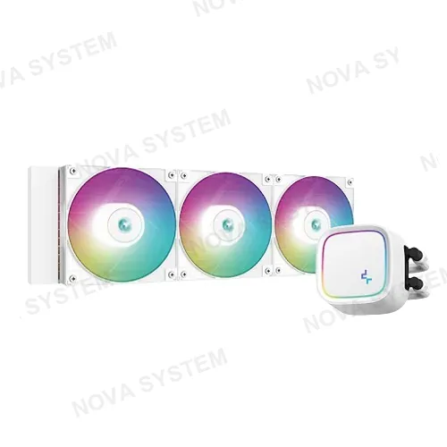 DEEPCOOL REFRIGERACION LIQUIDA, DEEPCOOL, LE720 A-RGB, 3 FAN WHITE