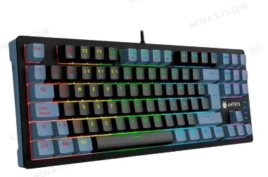 ANTRYX TECLADO MECANICO, ANTRYX, MK840L BLACK&GRAY BLUE SWITCH