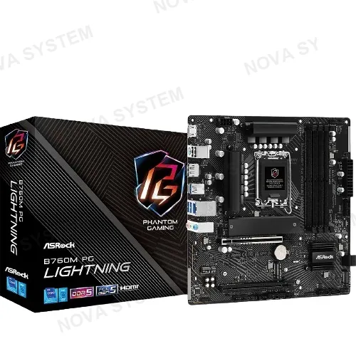 ASROCK MBB, ASROCK, B760M PG LIGHTNING LGA 1700 DDR5 WIFI