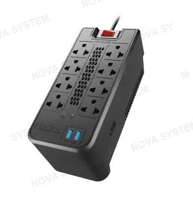 FORZA ESTABILIZADOR, FORZA, FVR-1222USB 8TOMAS 1200VA/600W