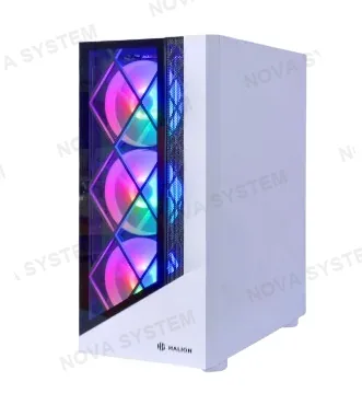 HALION CASE GAMER, HALION, DRAGON CR15 BLANCO 500W