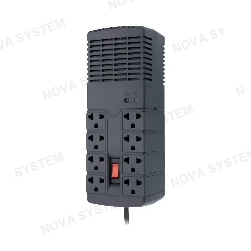ESTABILIZADOR, QUASAR, R AVR PLI1300 1300VA/650W 8SALIDAS POWER LITE