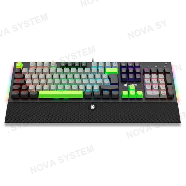 ANTRYX TECLADO, ANTRYX, MK ZIGRA EVO BLACK & GRAY, BLUE SWITCH