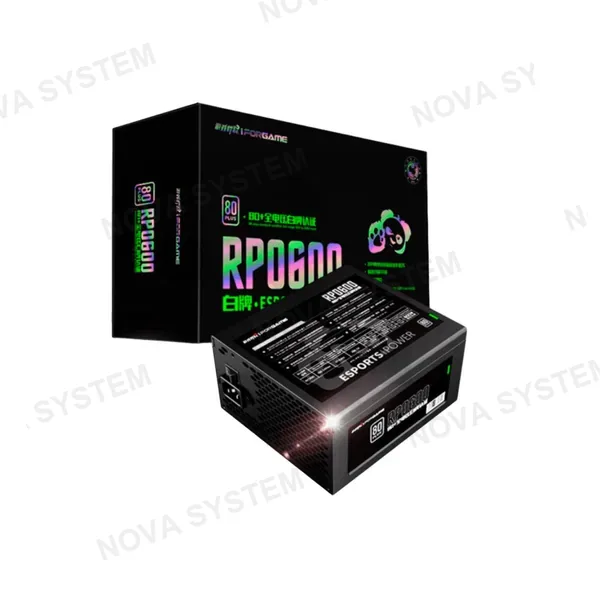 FUENTE DE PODER,IFORGAME , RPO-600W 80+ WHITE
