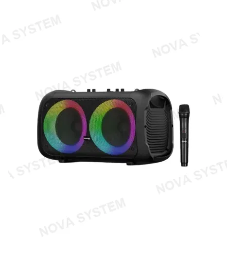 PARLANTE NOMAD MX401 TOWER SPEAKER RGB BT MIC FM MSD/USB LI-BAT 3.7V/2