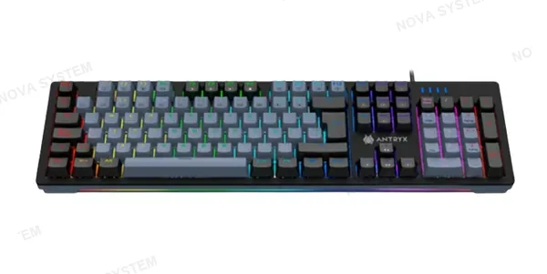 ANTRYX TECLADO MECANICO, ANTRYX, MK860L BLACK&GRAY BLUE SWITCH