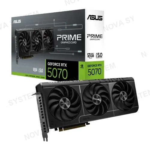 ASUS TARJETA DE VIDEO, ASUS, RTX 5070 PRIME 12GB