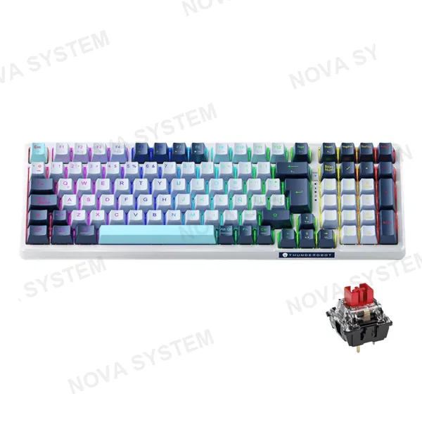 TECLADO, THUNDEROBOT, K98 ROJO
