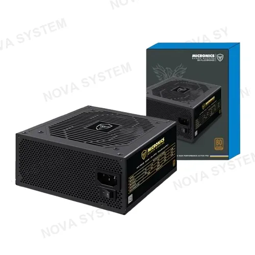 FUENTE DE PODER, MICRONIC, 600W 80 PLUS BRONCE ATX
