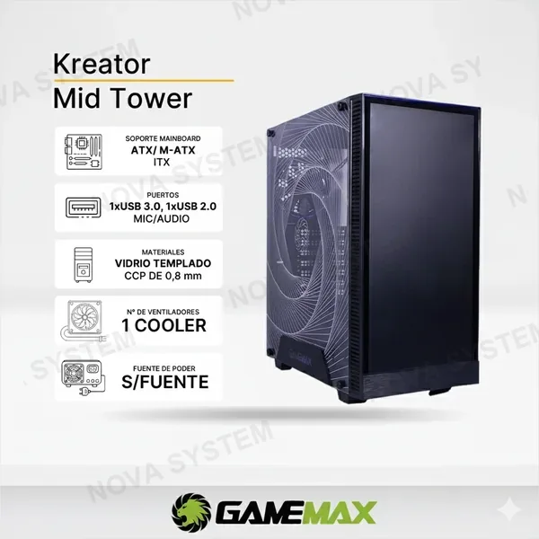 CASE GAMER, GAMEMAX, KREATOR