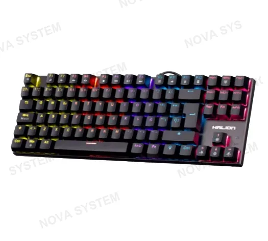 HALION TECLADO, HALION, MECANICO KM202 COMANCHE 88 TECLAS RAINBOW RED SWITCH