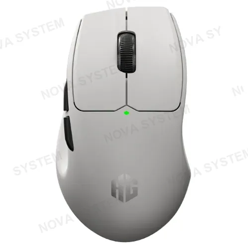 HALION MOUSE GAMER, HALION, LASER M703 12800DPI 6B BLANCO RECARGABLE