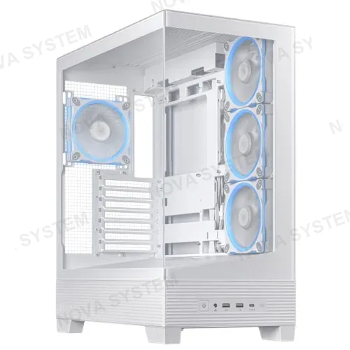 ASUS CASE ASUS A31 PLUS -WT-TG-ARGB WHITE