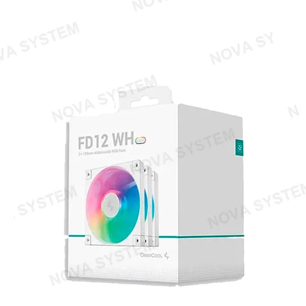 DEEPCOOL FAN, DEEPCOOL, KIT 3 EN 1 FD12 WHITE