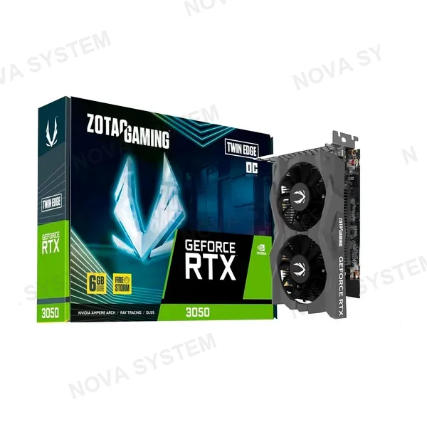 Zotac TARJETA DE VIDEO ZOTAC RTX 3050 6GB TWIN EDGE GDRR6 OC
