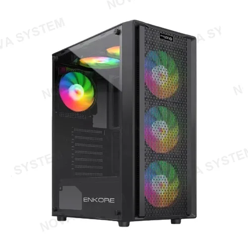 CASE GAMER MICRONIC WARRIOR GAMER BLACK FC1013 ARGB 4FAN