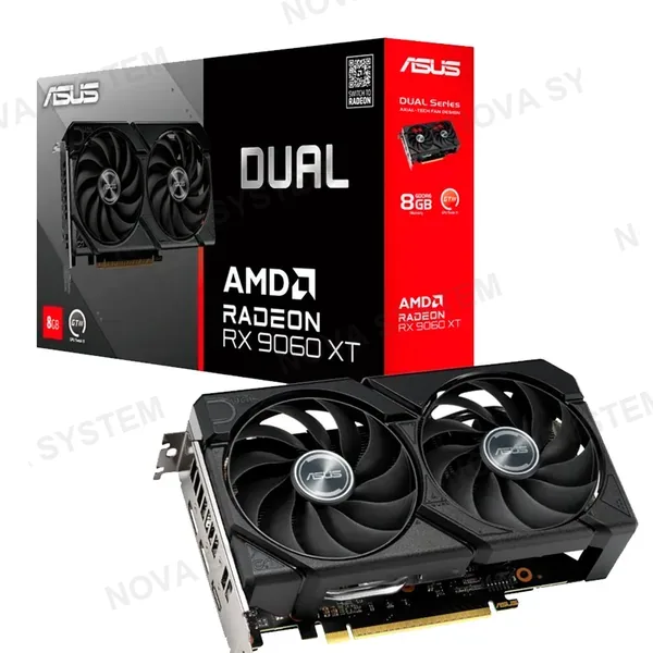 ASUS TARJETA DE VIDEO ASUS RX 9060XT 16GB DUAL GDDR6