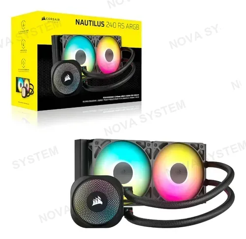 CORSAIR REFRIGERACION LIQUIDA, CORSAIR, NAUTILUS 240 ARGB BLACK