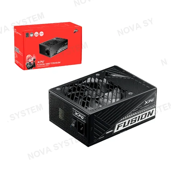 FUENTE DE PODER, XPG, FUSION 1600W 80 PLUS TITANIUM F/MODULAR PCIE5