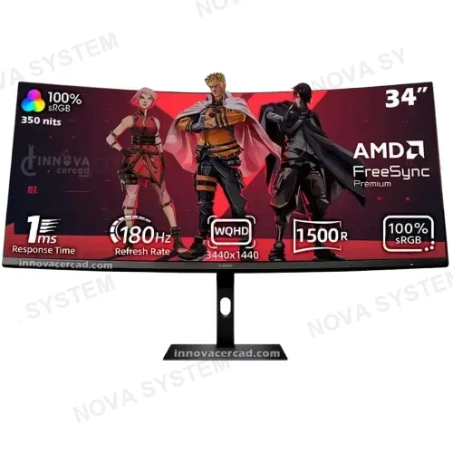 Xiaomi MONITOR XIAOMI 34P G34WQi CURVO WQHD 3440X1440 2k180HZ 1MS 350NITS