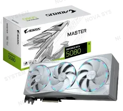 Gigabyte TARJETA DE VIDEO GIGABYTE GEFORCE RTX 5080 AORUS MASTER OC 1