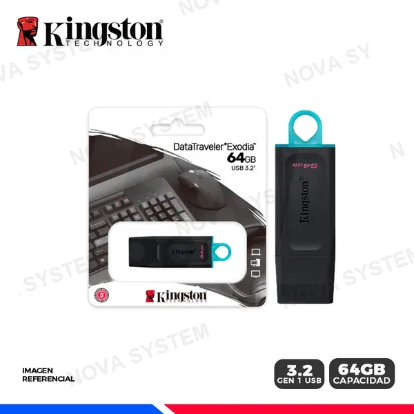 Kingston MEMORIA USB KINGSTON DATA TRAVELER 70 64GB USB-C 3.2 BLACK